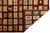 Modern Modern Geometric Grid Hand-Knotted Wool Area Rug in Deep Burgundy & Earth Tones For Sale - Image 3 of 12