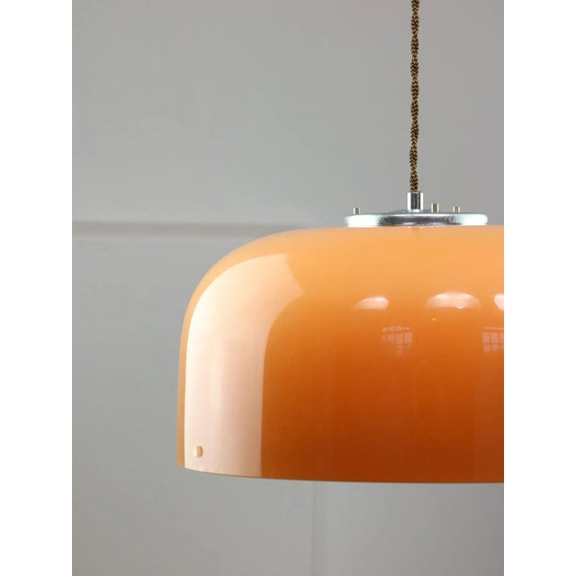 Guzzini Space Age Brown Pendant Lamp from Guzzini, 1960s For Sale - Image 4 of 18