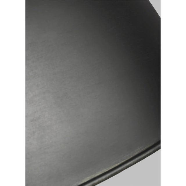 Thomas O'Brien by Visual Comfort Studio Logan Medium Pendant, Black For Sale - Image 4 of 5