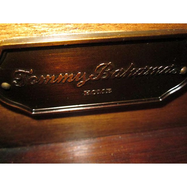 1980s Tommy Bahama Bali Hai Flamingo Octagonal End Table One Drawer For Sale - Image 11 of 12