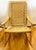 Hans Wegner Mid Century Hans Wegner Style Corded Rope Rocking Chair For Sale - Image 4 of 8