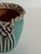 1950s Vintage Turquoise Ceramic Vase by Alexandre De Wemmel, Belgium, 1950s For Sale - Image 5 of 11