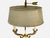 Pair of Vintage Gilt Brass Bouillotte Lamps With French Gray Tole Shades For Sale - Image 15 of 17