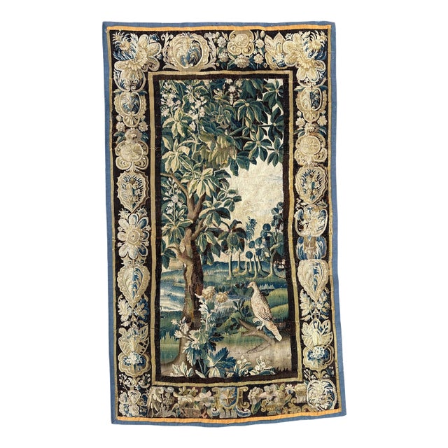 Antique Aubusson Tapestry, 1700s For Sale
