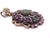 Ottoman 925 Sterling Silver Pendant in Cubic Zirconia, Emerald Root and Ruby R​root, 2000s, Italy For Sale - Image 13 of 18