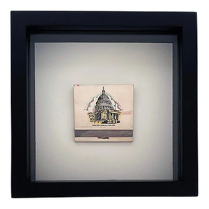 Vintage Framed Matchbook From the United States Capitol Building