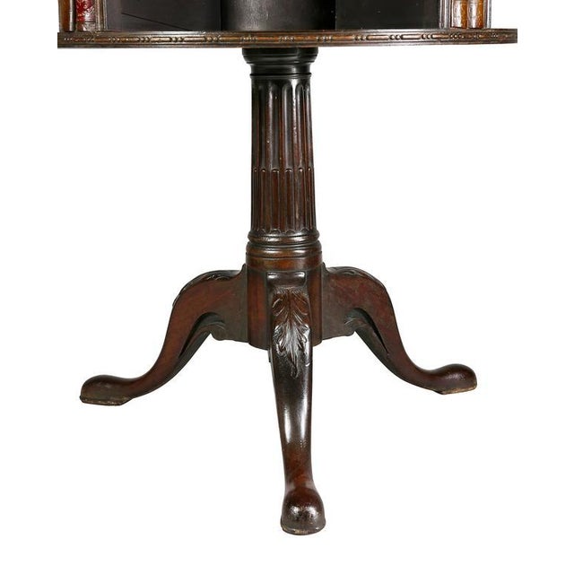 Wood George III Style Mahogany Revolving Bookstand For Sale - Image 7 of 9
