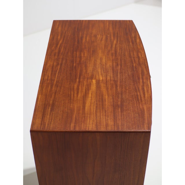 Curved Chest of Drawers in Teak by Kai Kristiansen, Denmark, 1960s For Sale - Image 12 of 17