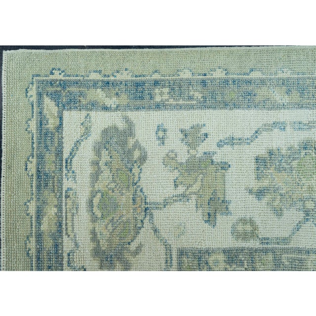 Turkish Turkish Oushak Rug 8'8" x 10'2" #19052 For Sale - Image 3 of 8