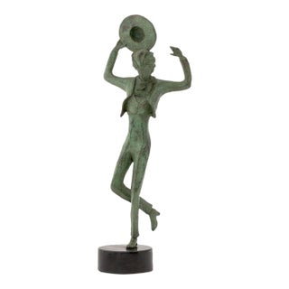 Tanya Poust Flamenco Dancer Patinated Bronze For Sale
