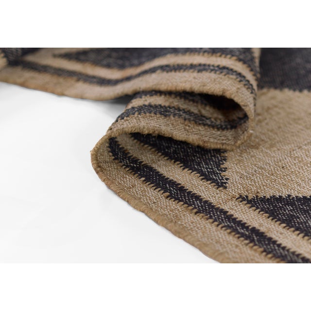 Textile Erin Gates by Momeni Orchard Court Checker Black Hand Woven Wool and Jute Area Rug 3'6" X 5'6" For Sale - Image 7 of 12