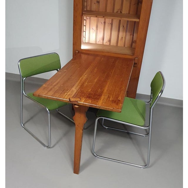Cupboard with Fold-Down Table For Sale - Image 9 of 18