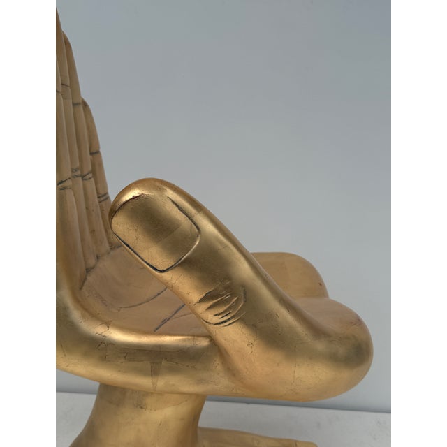 Vintage Hand Foot Boudoir Chair Style of Pedro Friedeberg For Sale - Image 9 of 12