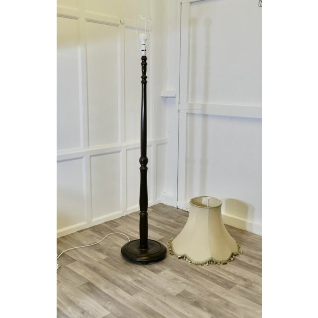 Carved and Turned Floor Lamp, 1920s For Sale - Image 4 of 8