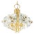 Large Brass and Crystal Glass Pendant by Sische, Germany, 1970s For Sale - Image 11 of 11