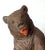 Vintage Early 20th Century Carved Wood Bear For Sale - Image 4 of 7