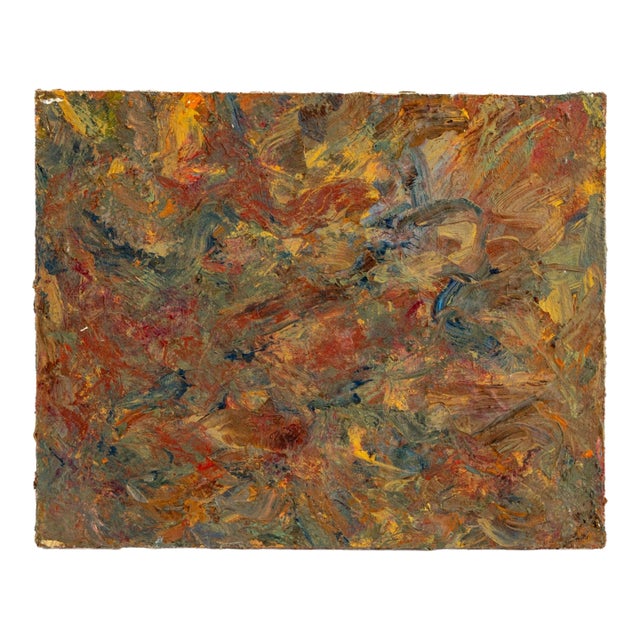 Andy Miller Abstract Composition Oil on Canvas For Sale
