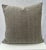 Art Deco Restoration Hardware Black and Beige Chevron Pattern Decorative Pillow For Sale - Image 3 of 9
