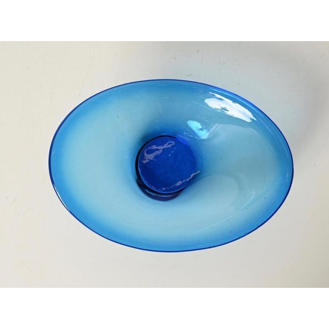 Blue Deep Blue Murano Glass Catchall, Italy, 1960s For Sale - Image 8 of 12