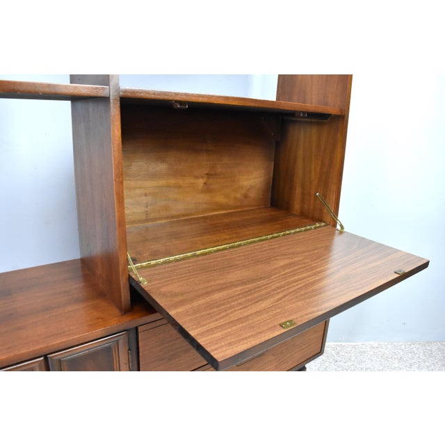 MidCentury Modern Wall Unit by Jb Van Sciver Chairish