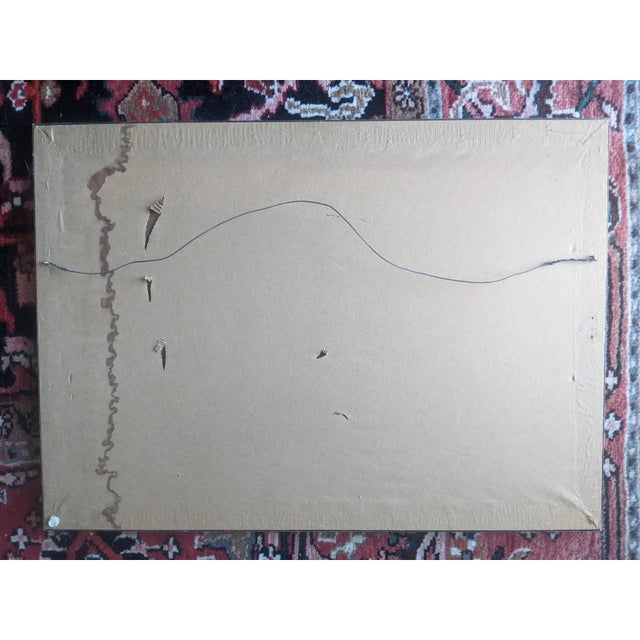 Vintage Late 20th Century Original Apple Still Life Oil Painting Signed For Sale - Image 15 of 16