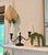 Vintage Black Powder-Coated Brass Two-Arm Candelabrum With Grape & Vine Detail For Sale - Image 9 of 10