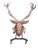 Antique Black Forest Stag Deer Head Caset Iron For Sale - Image 4 of 10