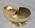 Hollywood Regency Polished Bronze Nautical Seashell Footed Planter For Sale - Image 9 of 13