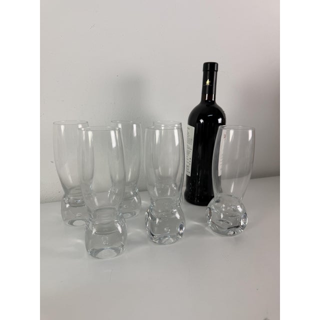 Vintage Bohemian Crystal Whiskey Glasses, 1970s, Set of 6 For Sale - Image 7 of 13