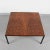 Brown Mid-Century Italian Square Wood and Iron Coffee Table, 1960s For Sale - Image 8 of 18