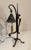 Antique Hand-Forged Wrought Iron Lamp – Gothic Revival, Spanish Mission, Arts & Crafts Style For Sale - Image 4 of 12
