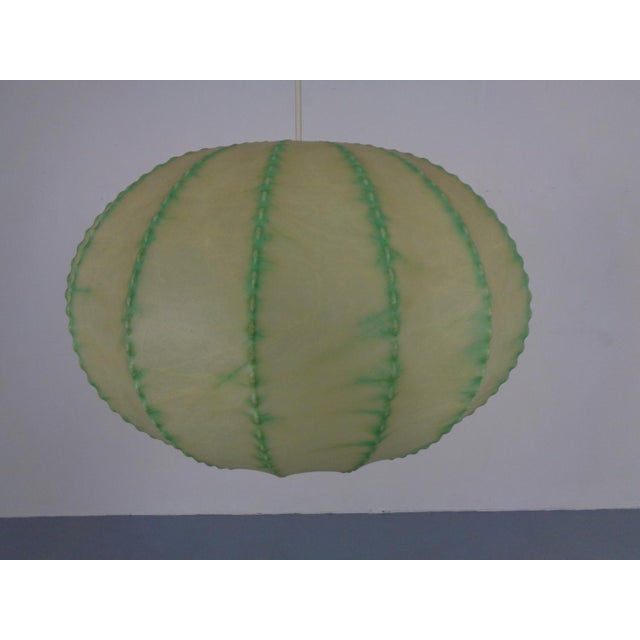 Beige Cocoon Pendant Lamp, 1960s For Sale - Image 8 of 18
