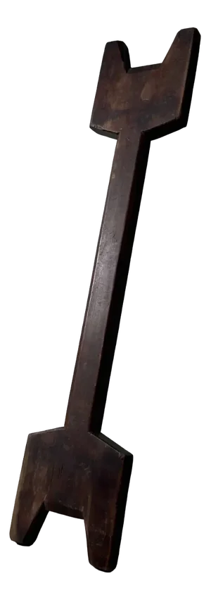 Japanese Decorative Wooden Tool, 1890s