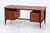 2000 - 2009 Mid-Century Teak Boomerang Desk with 2 Drawers For Sale - Image 5 of 17