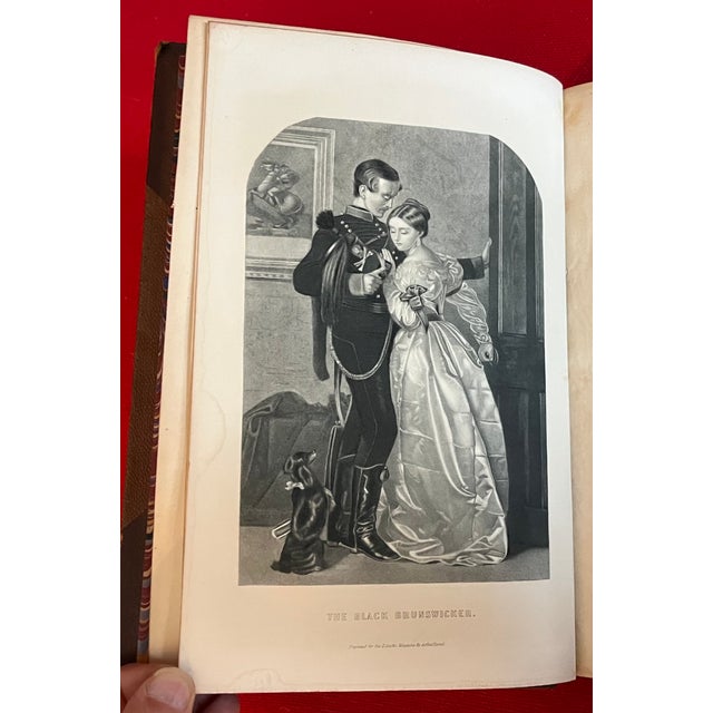 Fine Leather Bindings - Civil War Era Books - Eclectic Magazine Published in New York City - 7 Volumes For Sale - Image 11 of 11