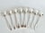 Vintage Silverplate Soup Gumbo Spoons Assorted Set of 8 For Sale - Image 4 of 4