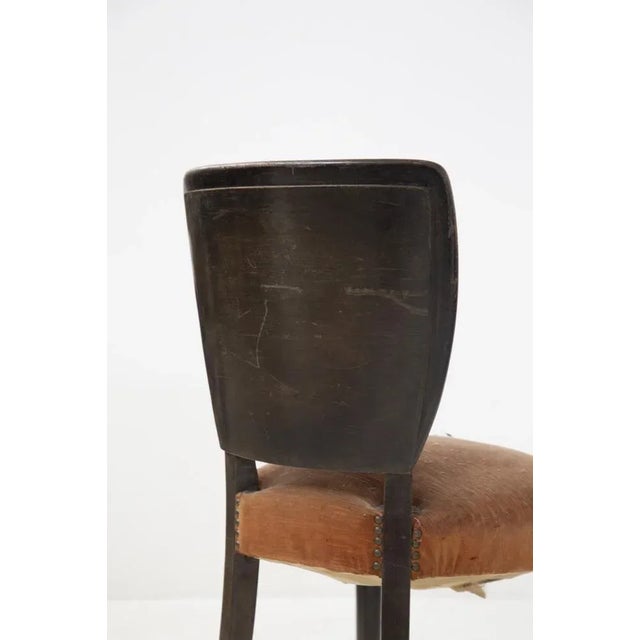 Italian Wooden Chairs with Studs by Melchiorre Bega, 1950s, Set of 6 For Sale - Image 9 of 11