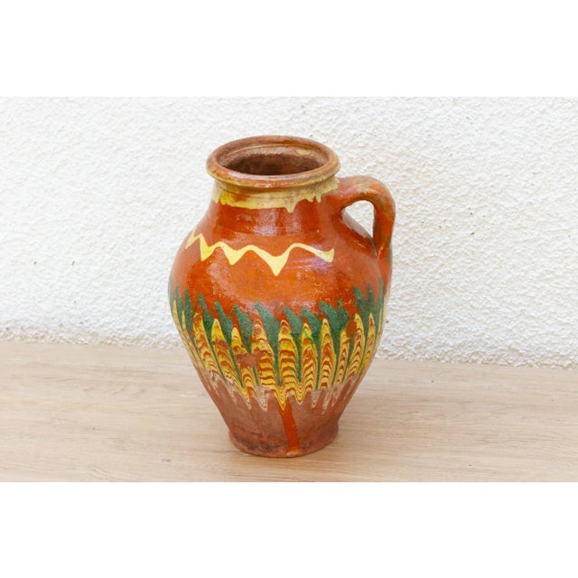 Ceramic Vintage Hungarian Folk Art Pottery For Sale - Image 7 of 10