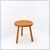 Vintage Wooden Tripod Side Table with Rounded Legs For Sale - Image 10 of 10