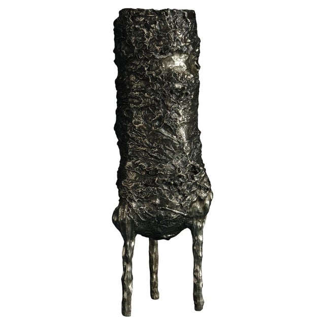 Omnia Vanitas Vanité 12 Candelabra in Patinated Cast Bronze by William Guillon For Sale - Image 14 of 14