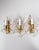 Vintage French Brass and Crystal Wall Light, 1950s For Sale - Image 4 of 9