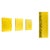 Ceramic Wall Tiles in Yellow Wty#03 Sculptural Object by Caspi Ceramics Nl For Sale - Image 7 of 7