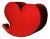 Soft Heart Lounge Chair, Rocking, Red, Ron Arad for Moroso, Italy, 1991. For Sale