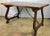 Wood Italian 18th Century Trestle Table, Baroque Style European Walnut Center Table For Sale - Image 7 of 11