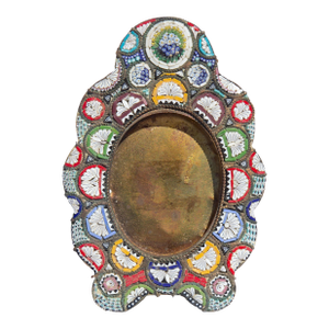 Micro Mosaic Picture Frame Italy Circa 1890