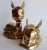 Solid Brass Baby Deer Figurines on Base For Sale - Image 5 of 6