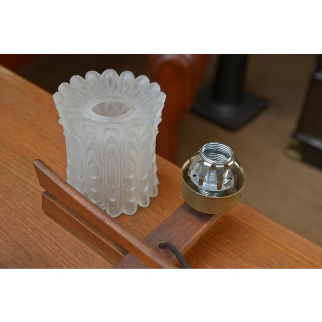 Scandinavian Crystal Paste Chandelier, 1960s For Sale - Image 6 of 14