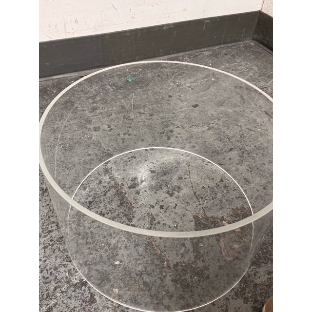 Jonathan Adler Kit Blush Acrylic Dot Low Table For Sale - Image 9 of 12