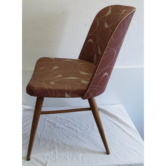 German Beech Side Chair, 1960s For Sale - Image 4 of 8