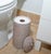 Wood Artifacts Rattan Double Toilet Roll Holder in White Wash For Sale - Image 7 of 8